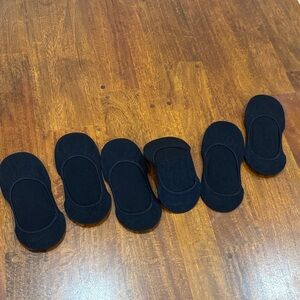 NWOT Black No-Show Liner Socks - Pack of 6